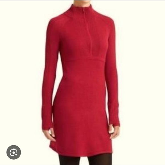 Athleta Dresses & Skirts - ❤️ ATHLETA OLYMPIA SWEATER DRESS IN CLARET RED, XS